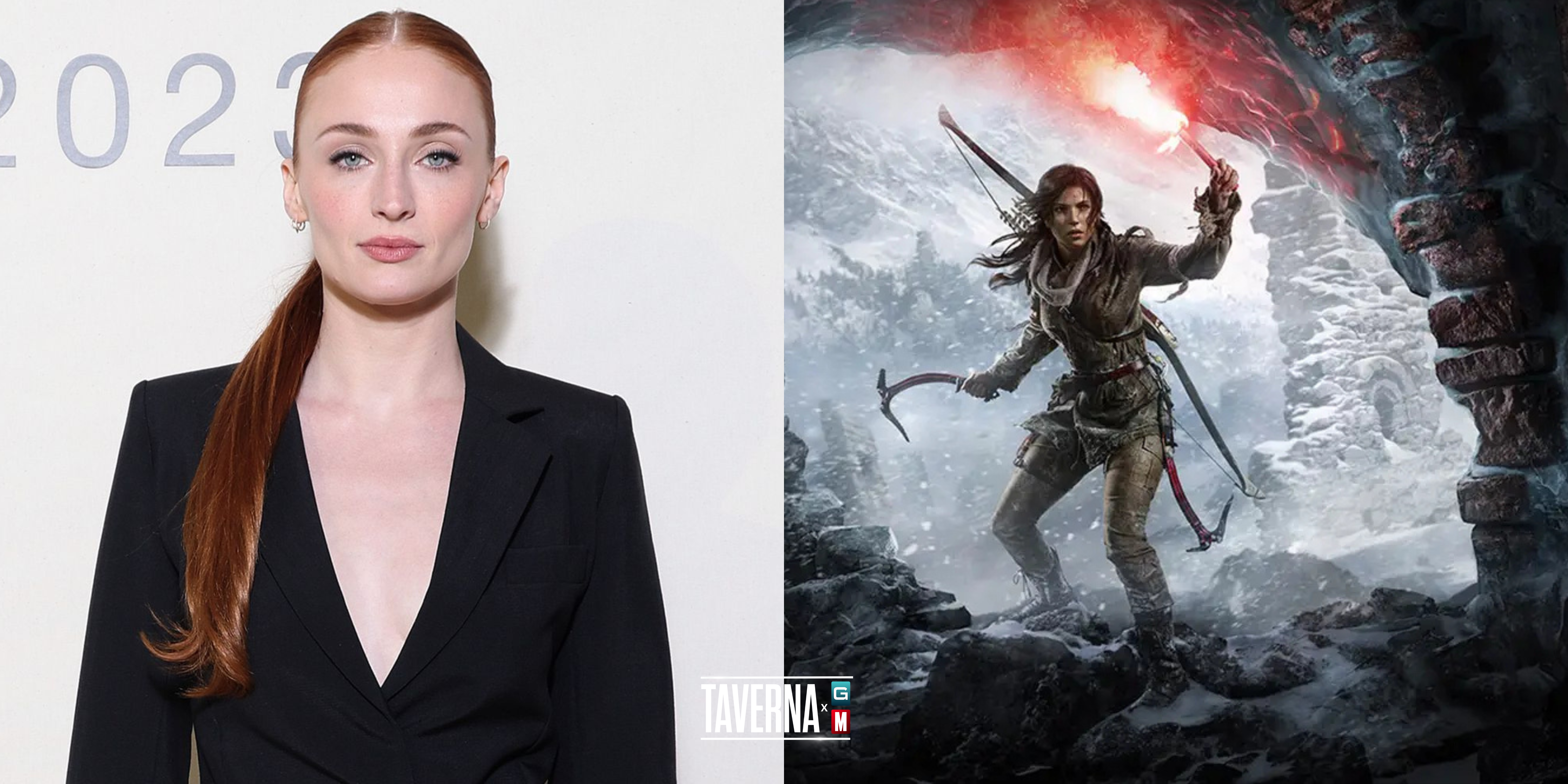 Sophie Turner próxima de interpretar Lara Croft em série