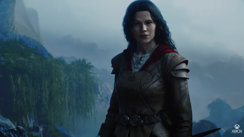 Imagem da personagem de Hayley Atwell em Fable.