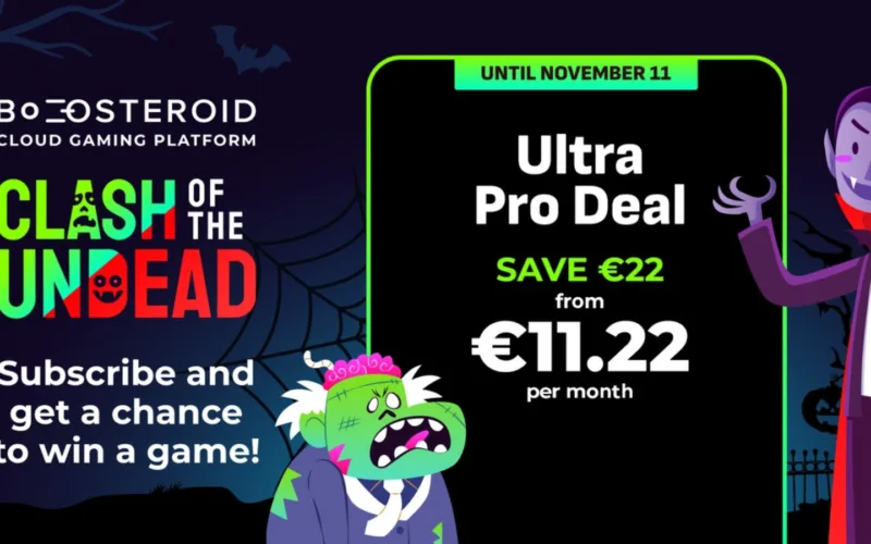 Boosteroid reduz preço do plano Ultra Pro por tempo limitado e sorteia jogos como V Rising e Dying Light