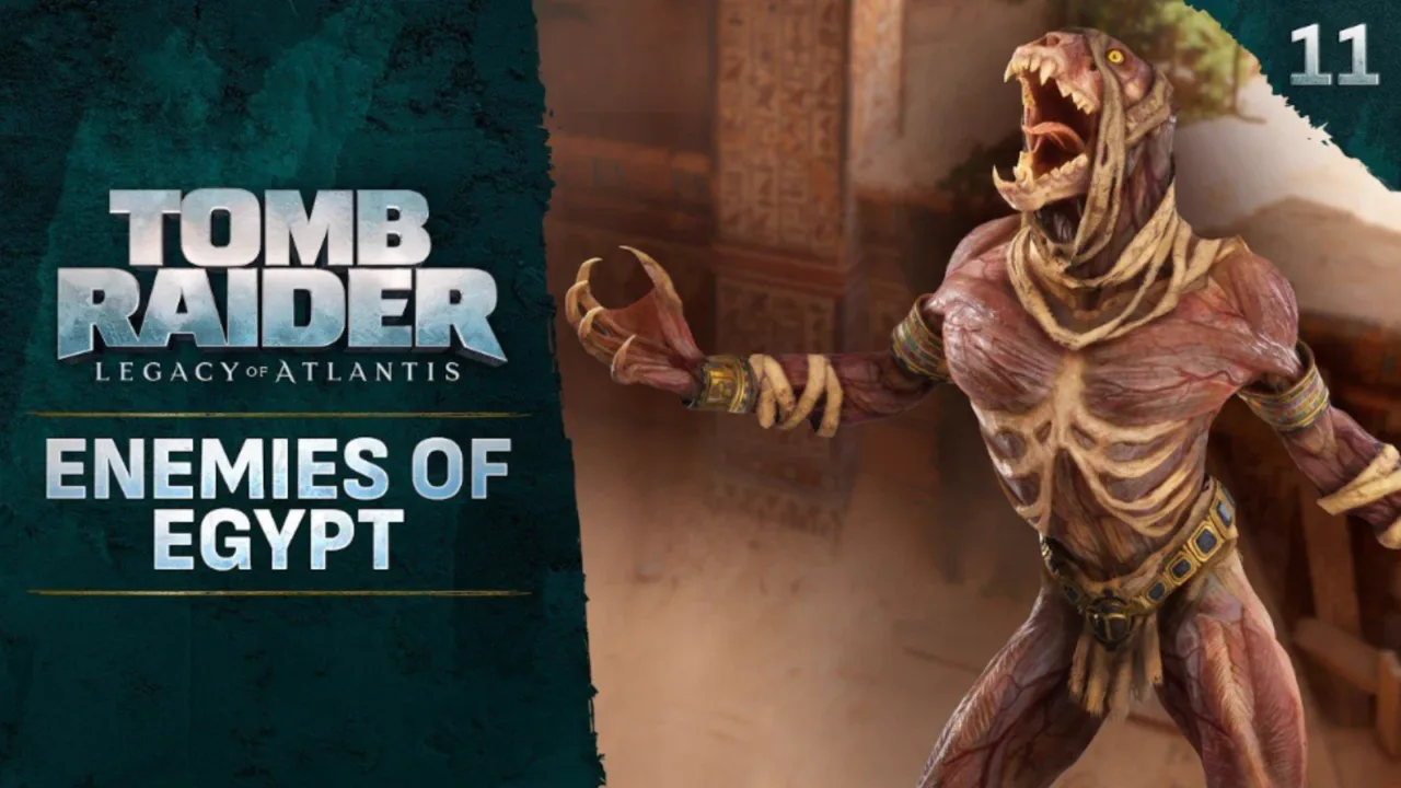 Novo vídeo de Tomb Raider: Legacy of Atlantis mostra como a Múmia de Gato vai mudar o combate no Egito