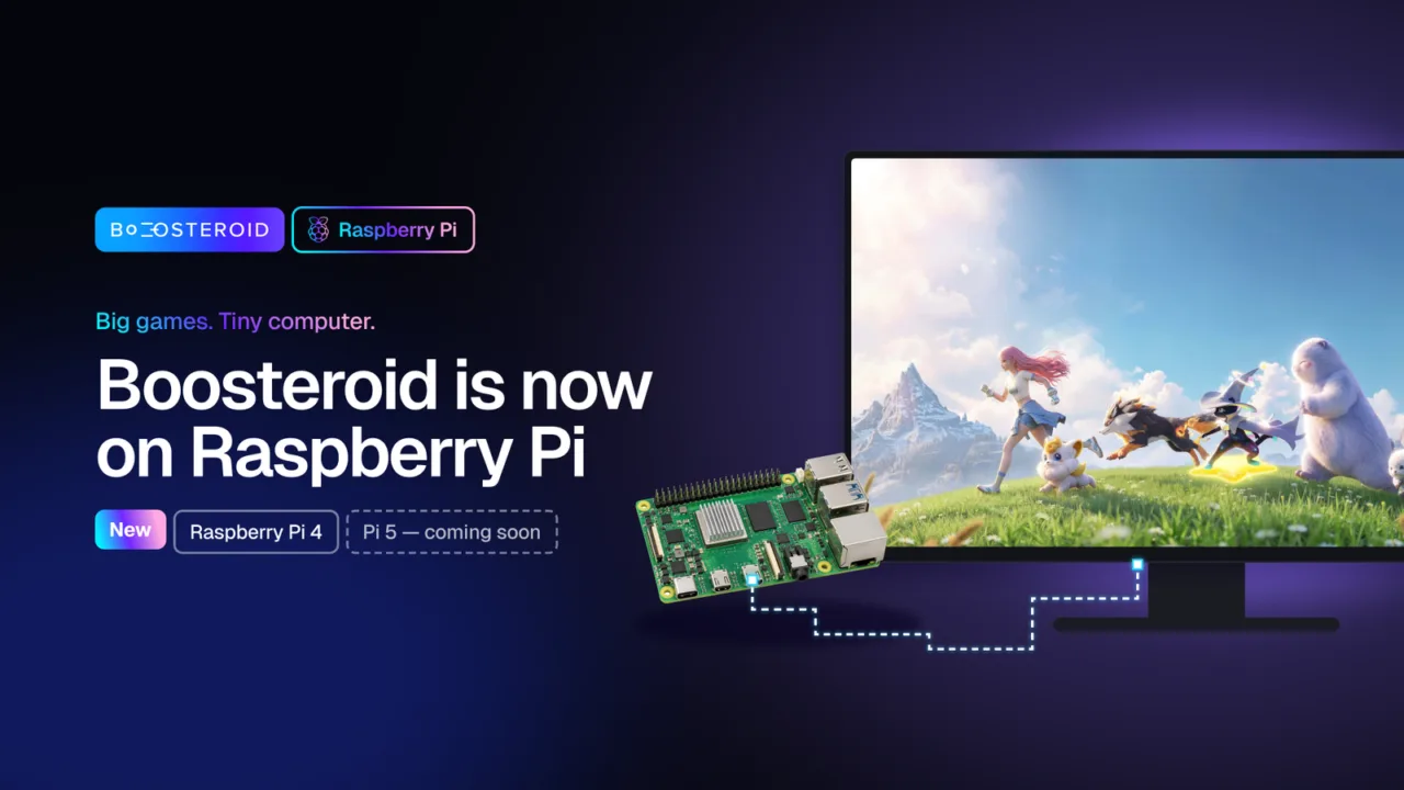 Boosteroid lança sistema otimizado para Raspberry Pi 4