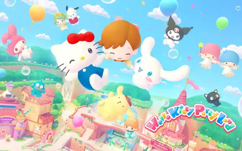 Com mais de 45 minijogos e multiplayer online, veja o novo trailer de gameplay de HELLO KITTY PARTY LAND