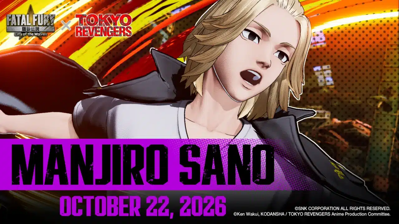 SNK anuncia Mikey e Draken de Tokyo Revengers como novos lutadores DLC em FATAL FURY: City of the Wolves