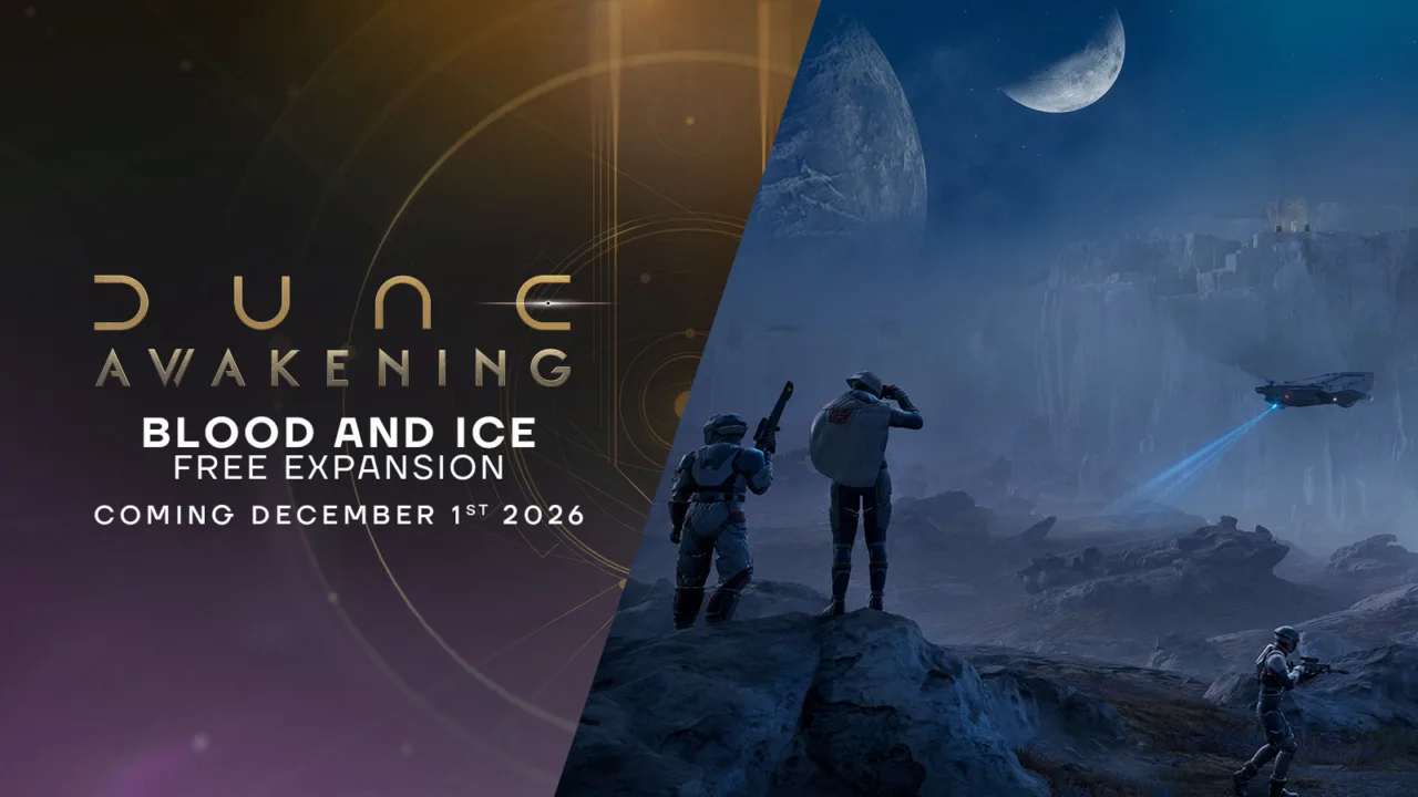 Dune: Awakening terá modo offline e expansão Blood and Ice em dezembro